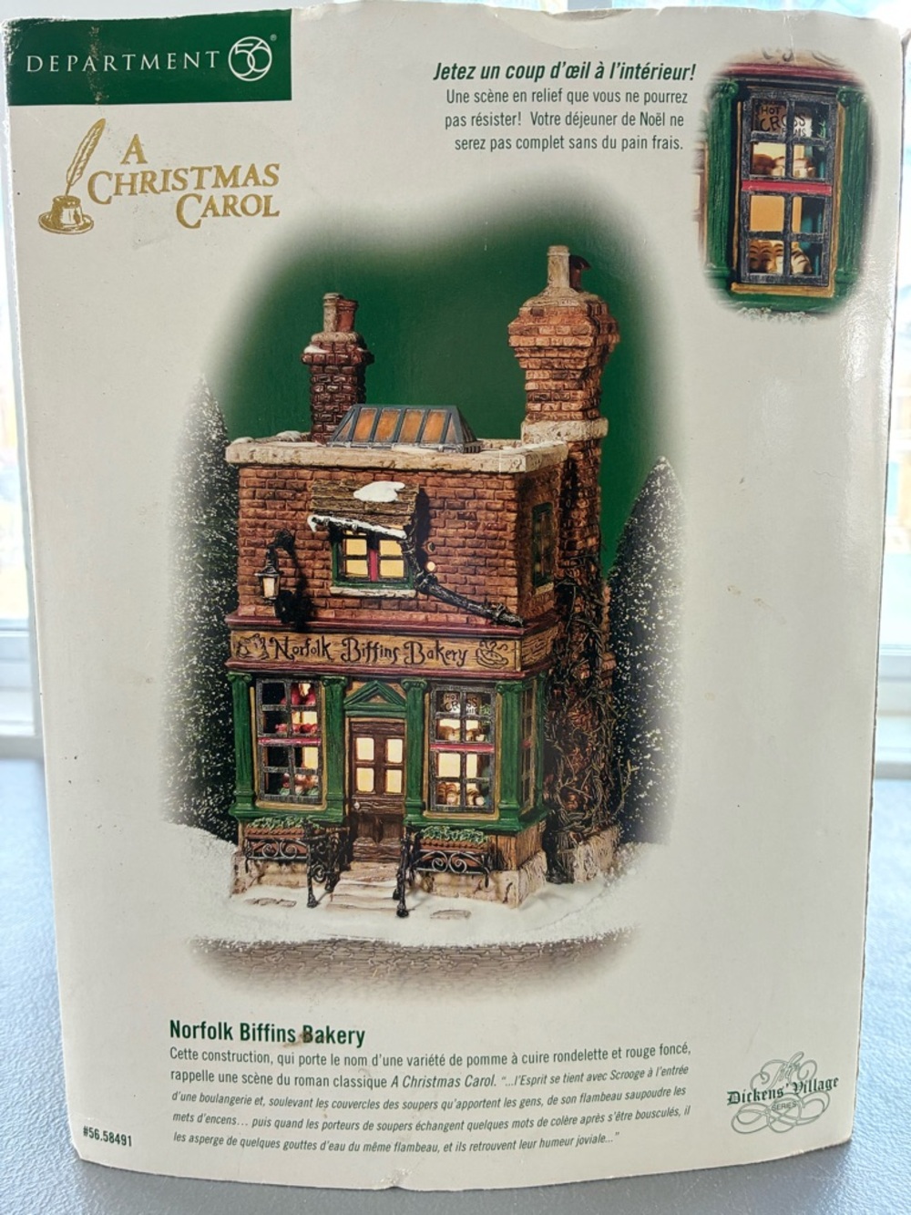 Norfolk Biffins Bakery Shop Christmas Carol Dickens Village